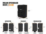 Van Rear Storage Box - Slim