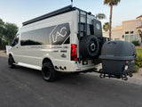 X Rack w/ Climber (DS) Mercedes-Benz Sprinter Spare Tire Mount and Ladder