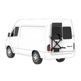 X Rack w/ Upper Mule (DS) Mercedes-Benz Sprinter Multi Point Mounting Bracket & Spare Holder
