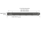 SPRINTER VAN PLATFORM 4-PANEL ALL ALUMINUM BED SYSTEM