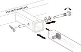 Silent Hitch Pin® with Clip for 2in, retail card